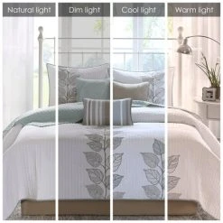 Best Pirce ⌛ Madison Park Rochelle 6-pc. Reversible Coverlet Set Blue ⭐ -Madison Park Sales unnamed file 1091