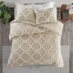 Best Sale ⌛ Madison Park Nollie Tufted Chenille Geometric Comforter Set Off White 🌟 -Madison Park Sales unnamed file 1146