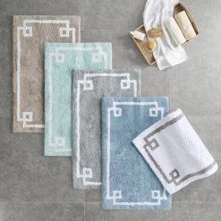 Cheap ✔️ Madison Park Ethan Cotton Tufted Bath Rug Grey 🎁