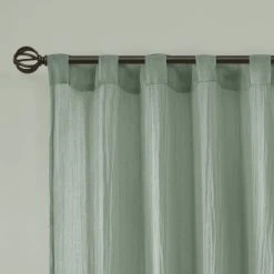 Buy ❤️ Madison Park Kaylee Solid Crushed Sheer Window Curtain Pair Spice ⭐ -Madison Park Sales unnamed file 1215