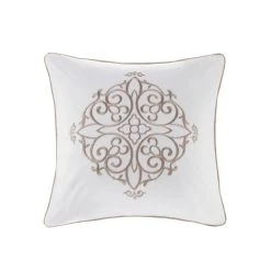 Best deal 🔥 Madison Park Sarah White Tufted Comforter 4 Piece Set Off White 🔔 -Madison Park Sales unnamed file 1240