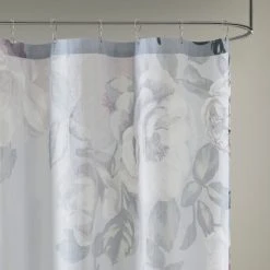 Cheap ❤️ Madison Park Charlaine Cotton Floral Printed Shower Curtain Navy 🧨 -Madison Park Sales unnamed file 1264