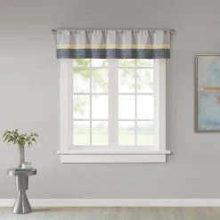 Brand new 🔥 Madison Park Infinity Polyoni Pintuck Window Valance Black 👏 -Madison Park Sales unnamed file 1286