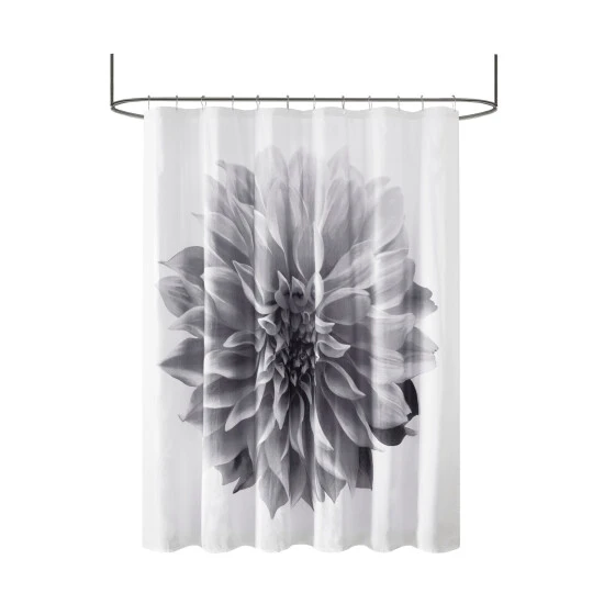 Buy ✔️ Madison Park Quinn Printed Floral Cotton Shower Curtain Aqua ⭐ 12 Buy ✔️ Madison Park Quinn Printed Floral Cotton Shower Curtain Aqua ⭐ - Image 10