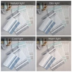 Outlet 🛒 Madison Park Spa Cotton Reversible Bath Rug Blue 😉 -Madison Park Sales unnamed file 1370