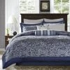 Hot Sale 👍 Madison Park Whitman Navy Paisley Jacquard 12-piece Bedding Set ⭐ -Madison Park Sales unnamed file 1407