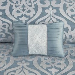 Promo 🧨 Madison Park Dillon 8 Piece Jacquard Comforter Set Aqua ⭐ -Madison Park Sales unnamed file 145