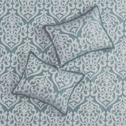 Promo 🧨 Madison Park Dillon 8 Piece Jacquard Comforter Set Aqua ⭐ -Madison Park Sales unnamed file 147