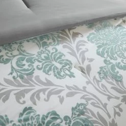 Coupon ✔️ Madison Park Larissa Aqua Printed 7 Piece Comforter Set 😉 -Madison Park Sales unnamed file 1474