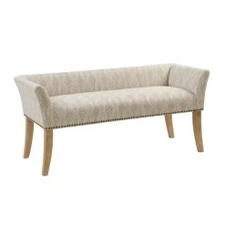 Budget 🎉 Madison Park Antonio Upholstered Rectangular Accent Bench Grey 😉 -Madison Park Sales unnamed file 150