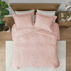 Wholesale ⭐ Madison Park Nova Embroidered Medallion Faux Fur Plush Comforter Set Blush 😉 -Madison Park Sales unnamed file 1568