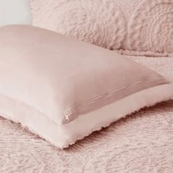 Wholesale ⭐ Madison Park Nova Embroidered Medallion Faux Fur Plush Comforter Set Blush 😉 -Madison Park Sales unnamed file 1574