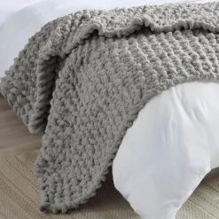 Wholesale 🧨 Madison Park Chenille Chunky Knit Throw Grey ❤️ -Madison Park Sales unnamed file 1618