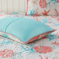 Coupon 🎁 Madison Park Pacific 6 Piece Grove Cotton Sateen Quilted Coverlet Set Coral ✔️ -Madison Park Sales unnamed file 1637