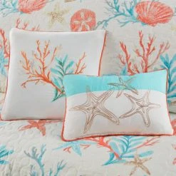 Coupon 🎁 Madison Park Pacific 6 Piece Grove Cotton Sateen Quilted Coverlet Set Coral ✔️ -Madison Park Sales unnamed file 1639