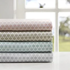 Brand new ✔️ Madison Park 3M Microcell Print Bed Sheet Set Grey 👏