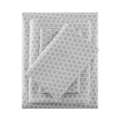 Brand new ✔️ Madison Park 3M Microcell Print Bed Sheet Set Grey 👏 -Madison Park Sales unnamed file 1714