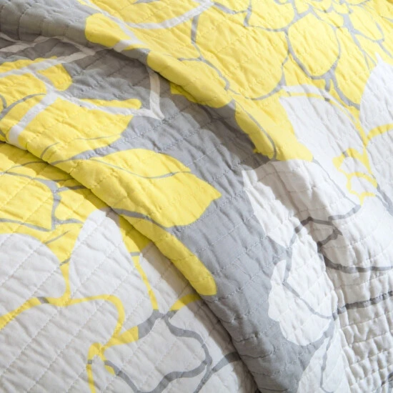 Best Sale 𧨠Madison Park Brianna 6 Piece Reversible Cotton Printed Coverlet Set Grey/blush π 6 Best Sale 𧨠Madison Park Brianna 6 Piece Reversible Cotton Printed Coverlet Set Grey/blush π - Image 4