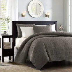 Flash Sale 😉 Madison Park Mansfield Reversible Coverlet Set Grey 🎉 -Madison Park Sales unnamed file 184