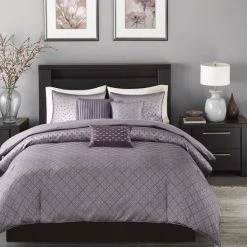 Best reviews of ⭐ Madison Park Morris Purple Duvet Cover Set 🎁