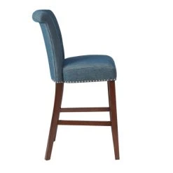 Promo ✔️ Madison Park Weldon Blue 30-Inch Bar Stool ✨ -Madison Park Sales unnamed file 1911