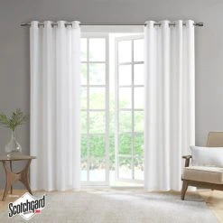Brand new 😀 Madison Park Mission Solid 3M Scotchgard Outdoor Curtain Panel Taupe 👏 -Madison Park Sales unnamed file 1963