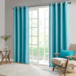 Brand new 😀 Madison Park Mission Solid 3M Scotchgard Outdoor Curtain Panel Taupe 👏 -Madison Park Sales unnamed file 1964