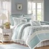 Coupon ⌛ Madison Park Vanessa 9 Piece Cotton Percale Comforter Set Coral 🛒