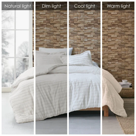 Best Sale β¨ Madison Park Eve Faux Fur Comforter Set Ivory π 5 Best Sale β¨ Madison Park Eve Faux Fur Comforter Set Ivory π - Image 3