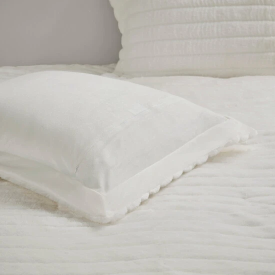 Best Sale β¨ Madison Park Eve Faux Fur Comforter Set Ivory π 8 Best Sale β¨ Madison Park Eve Faux Fur Comforter Set Ivory π - Image 6