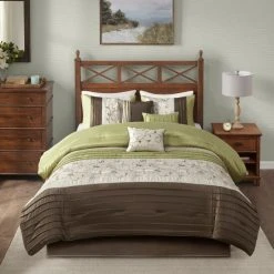 Best reviews of ✔️ Madison Park Estella Green 7-piece Comforter Set 😀