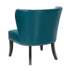 Cheapest 🥰 Madison Park Sheldon Blue Concave Back Armless Chair ⭐ -Madison Park Sales unnamed file 2046