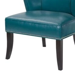 Cheapest 🥰 Madison Park Sheldon Blue Concave Back Armless Chair ⭐ -Madison Park Sales unnamed file 2049