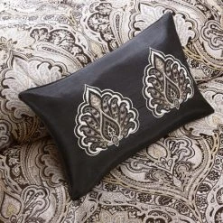 Deals ✔️ Madison Park Essentials Christine Black 24-Piece Room In A Bag-Window Panels & Sheet Set Included 🎉 -Madison Park Sales unnamed file 2132