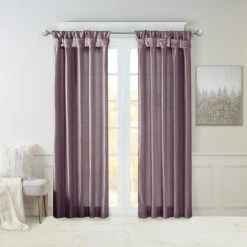 Brand new 🥰 Madison Park Natalie Twisted Tab Lined Single Curtain Panel Silver 🔔 -Madison Park Sales unnamed file 215