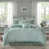 Best deal 🔔 Madison Park Heidi Quilted Cotton Comforter Set Seafoam 👏