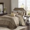 New 😀 Madison Park Venetian Brown/ Gold 5 Pieces Oversized Jacquard Bedspread Set 🥰 -Madison Park Sales unnamed file 2215