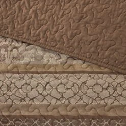 New 😀 Madison Park Venetian Brown/ Gold 5 Pieces Oversized Jacquard Bedspread Set 🥰 -Madison Park Sales unnamed file 2220