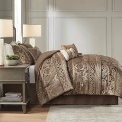 Best reviews of 👏 Madison Park Venetian Brown Gold 7-piece Jacquard Comforter Set 😉 -Madison Park Sales unnamed file 2350