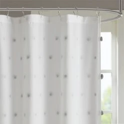 Promo ⌛ Madison Park Lauren Shower Curtain Black 👏 -Madison Park Sales unnamed file 2395