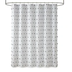 Promo ⌛ Madison Park Lauren Shower Curtain Black 👏 -Madison Park Sales unnamed file 2397