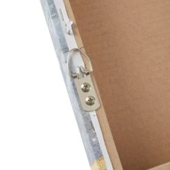 Budget 🎉 Madison Park Cosmo Blue/ Gold 3 Piece Canvas Set Hand Embellished Textured Glitter And Gold Foil 🎁 -Madison Park Sales unnamed file 2418