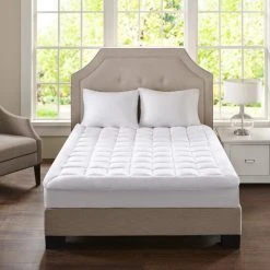 Promo 🎉 Madison Park Heavenly Soft Overfilled Plush Down Alt. Waterproof Mattress Pad - White ✔️ -Madison Park Sales unnamed file 243