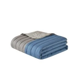 Best reviews of 👍 Madison Park Taylor 3 Piece Printed Color Blocking Microfiber Coverlet Set Taupe/blue ✨ -Madison Park Sales unnamed file 2446