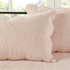 Flash Sale 🥰 Madison Park Venice 6 Pieces Quilted Daybed Cover Set With Scalloped Edges Pink ⭐ -Madison Park Sales unnamed file 249