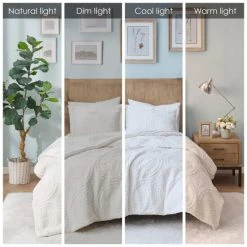 Promo 👍 Madison Park Nova Ivory Embroidered Medallion Ultra Plush Comforter Set 🎉 -Madison Park Sales unnamed file 2509