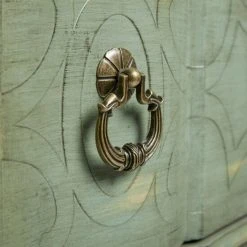 New 👏 Madison Park Scripta Green Bun Foot 3-drawer Chest 😀 -Madison Park Sales unnamed file 2543