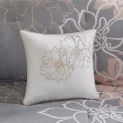 Best Pirce 🤩 Madison Park Brianna Grey/ Blush Cotton Sateen Printed Comforter Set ✔️ -Madison Park Sales unnamed file 2604