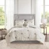 Coupon 🔥 Madison Park Edna 6 Piece Embroidered Cotton Reversible Comforter Set Ivory 😀 -Madison Park Sales unnamed file 2637