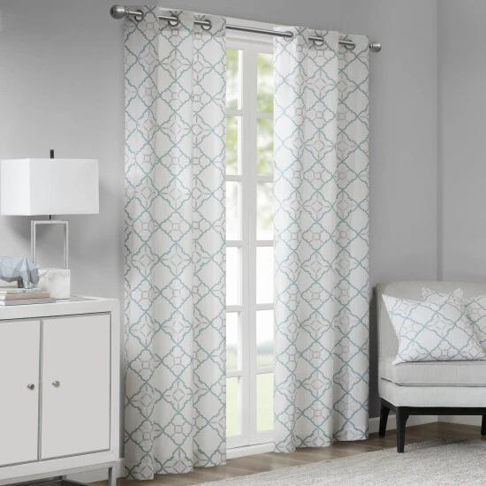 Wholesale β¨ Madison Park Jax Cotton Printed Curtain Panel Pair Grey π 5 Wholesale β¨ Madison Park Jax Cotton Printed Curtain Panel Pair Grey π - Image 3